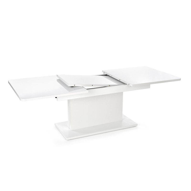 'BUSETTI Coffee Table Top: Matte White, Legs: Matte White' 'BUSETTI Coffee Table Top: Matte White, Legs: Matte White'