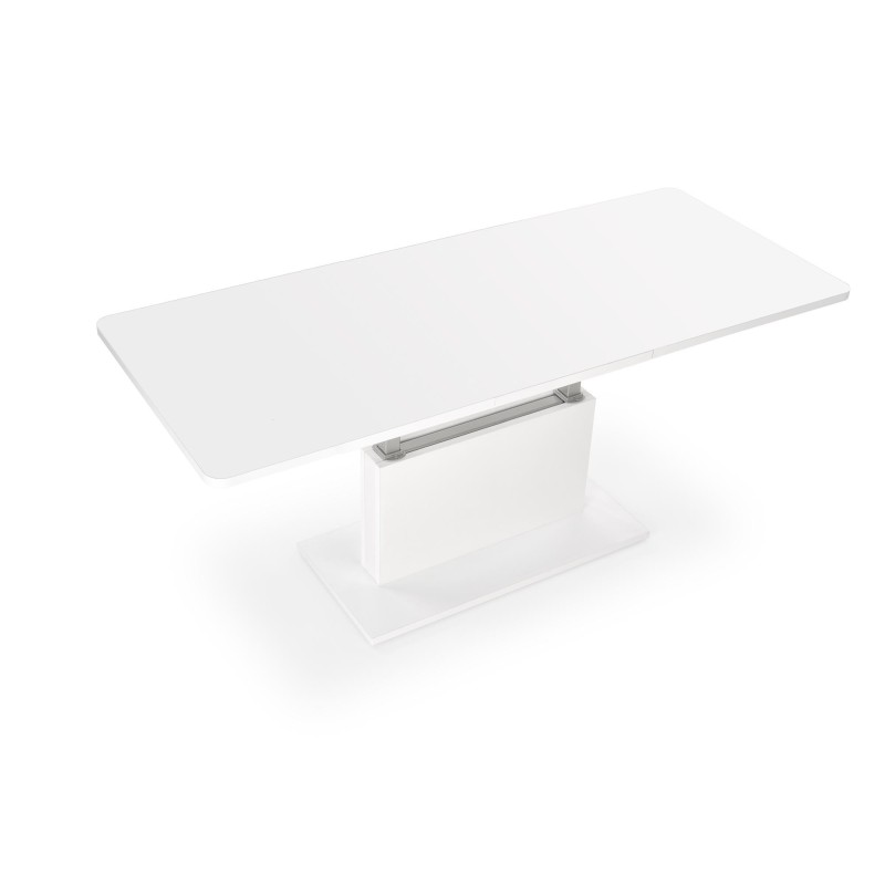 'BUSETTI Coffee Table Top: Matte White, Legs: Matte White' 'BUSETTI Coffee Table Top: Matte White, Legs: Matte White'