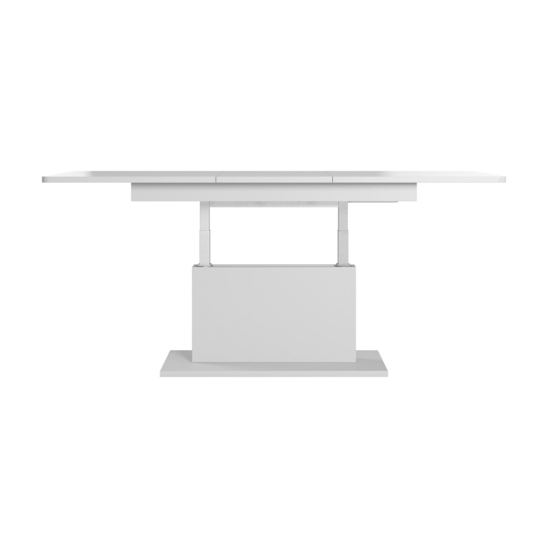 'BUSETTI Coffee Table Top: Matte White, Legs: Matte White' 'BUSETTI Coffee Table Top: Matte White, Legs: Matte White'