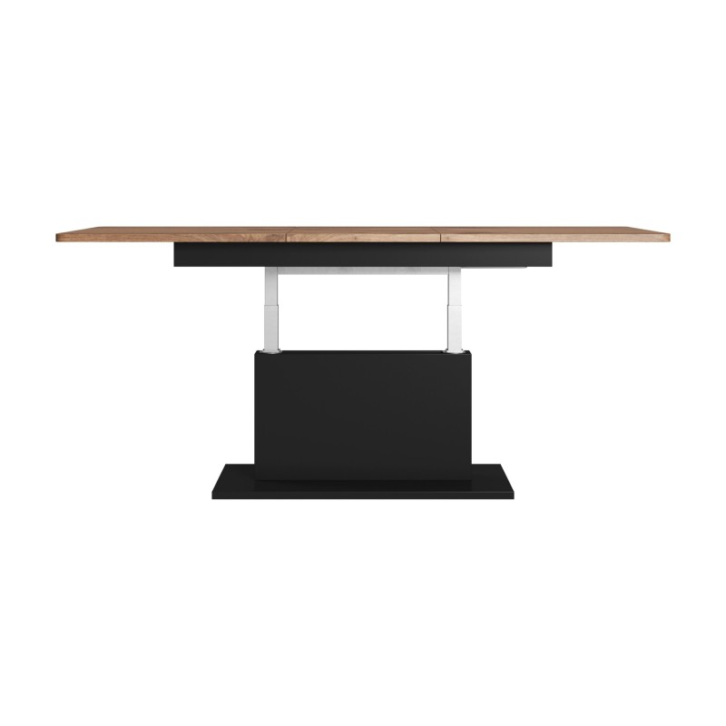 'BUSETTI Bench Top: Wotan Oak, Legs: Black Matte' 'BUSETTI Bench Top: Wotan Oak, Legs: Black Matte'