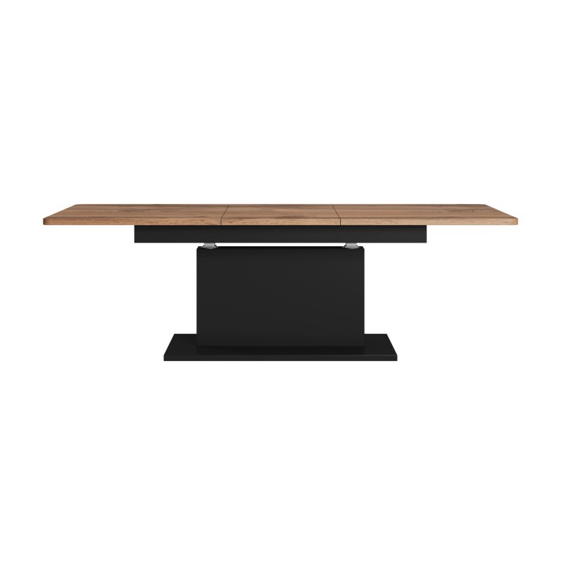 'BUSETTI Bench Top: Wotan Oak, Legs: Black Matte' 'BUSETTI Bench Top: Wotan Oak, Legs: Black Matte'
