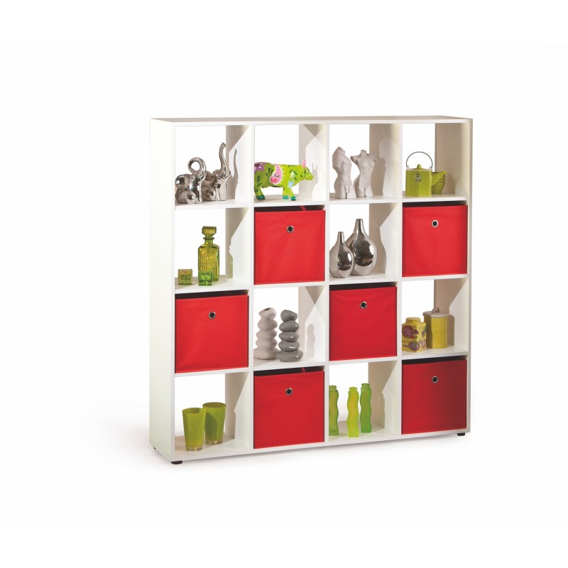 'CABOTO 16 White Bookshelf' 'CABOTO 16 White Bookshelf'