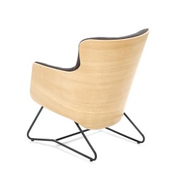 'CHILLOUT Relaxation Armchair Dark Ash / Natural Oak / Black' 'CHILLOUT Relaxation Armchair Dark Ash / Natural Oak / Black'