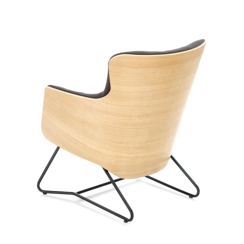'CHILLOUT Relaxation Armchair Dark Ash / Natural Oak / Black' 'CHILLOUT Relaxation Armchair Dark Ash / Natural Oak / Black'