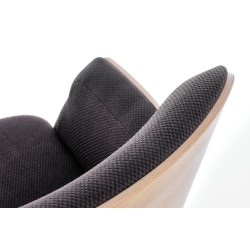 CHILLOUT fotel wypoczynkowy ciemny popiel / dąb naturalny / czarny (1p 1szt) CHILLOUT fotel wypoczynkowy ciemny popiel / dąb naturalny / czarny (1p 1szt)
