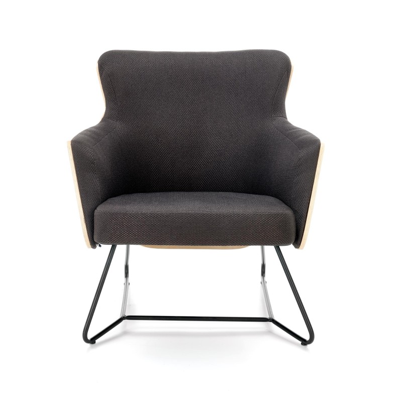 'CHILLOUT Relaxation Armchair Dark Ash / Natural Oak / Black' 'CHILLOUT Relaxation Armchair Dark Ash / Natural Oak / Black'