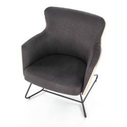 'CHILLOUT Relaxation Armchair Dark Ash / Natural Oak / Black' 'CHILLOUT Relaxation Armchair Dark Ash / Natural Oak / Black'