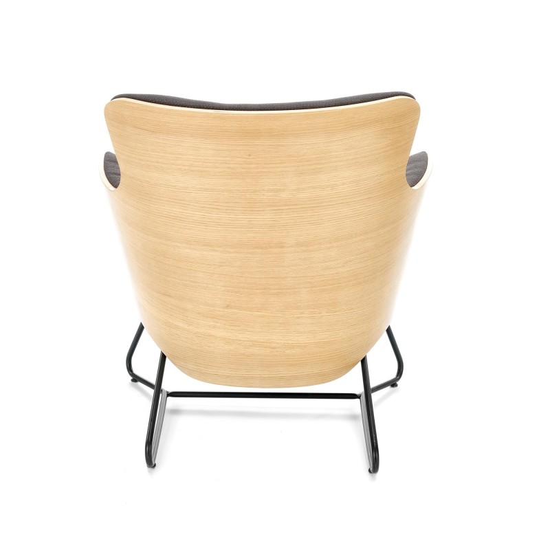 'CHILLOUT Relaxation Armchair Dark Ash / Natural Oak / Black' 'CHILLOUT Relaxation Armchair Dark Ash / Natural Oak / Black'