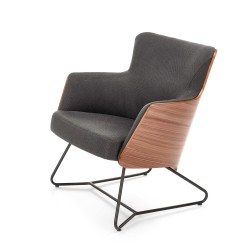 'CHILLOUT Relaxation Armchair Dark Ash / American Walnut / Black' 'CHILLOUT Relaxation Armchair Dark Ash / American Walnut / Black'