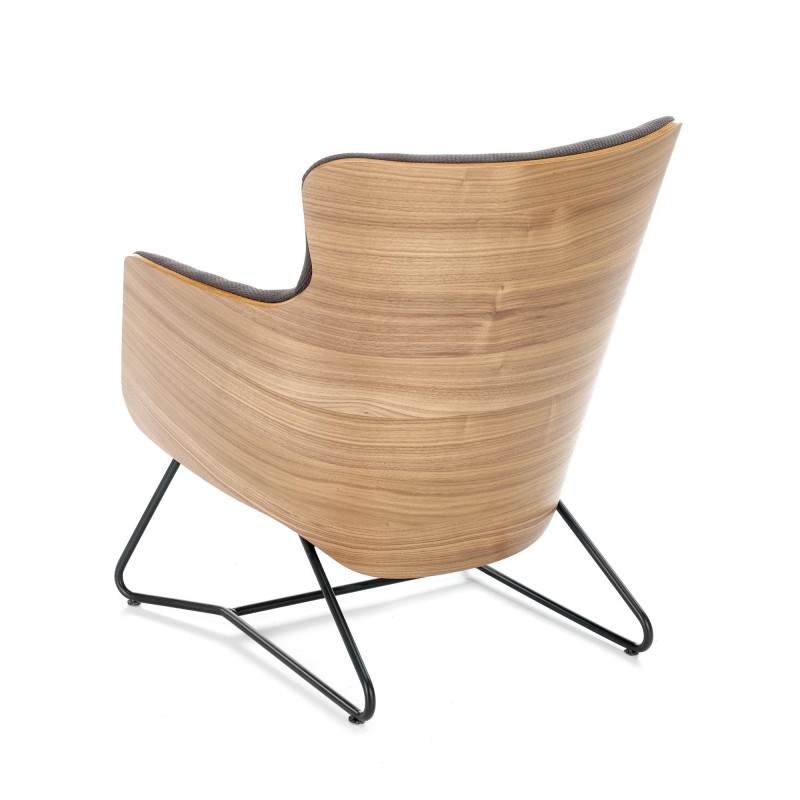 'CHILLOUT Relaxation Armchair Dark Ash / American Walnut / Black' 'CHILLOUT Relaxation Armchair Dark Ash / American Walnut / Black'