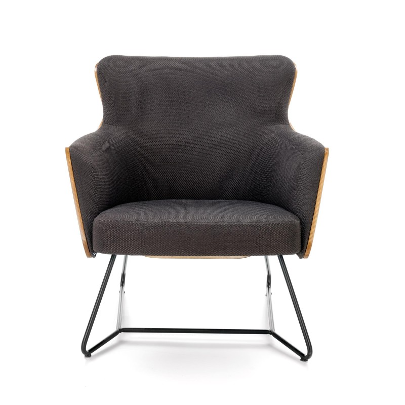 'CHILLOUT Relaxation Armchair Dark Ash / American Walnut / Black' 'CHILLOUT Relaxation Armchair Dark Ash / American Walnut / Black'