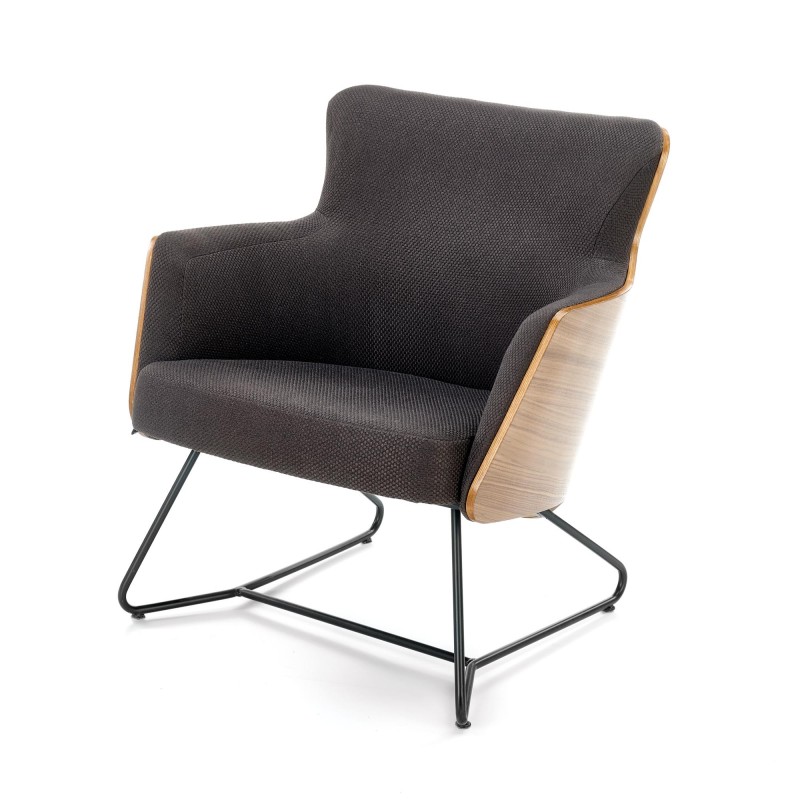 'CHILLOUT Relaxation Armchair Dark Ash / American Walnut / Black' 'CHILLOUT Relaxation Armchair Dark Ash / American Walnut / Black'