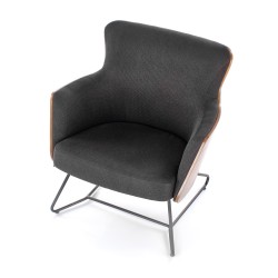 'CHILLOUT Relaxation Armchair Dark Ash / American Walnut / Black' 'CHILLOUT Relaxation Armchair Dark Ash / American Walnut / Black'