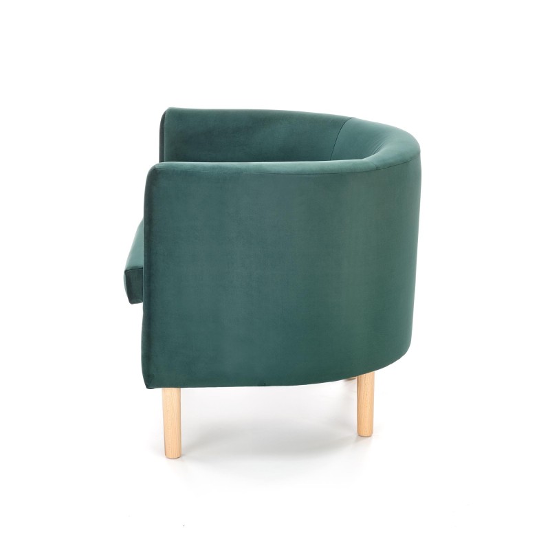 'CLUBBY 2 Relaxation Armchair Dark Green / Natural' 'CLUBBY 2 Relaxation Armchair Dark Green / Natural'