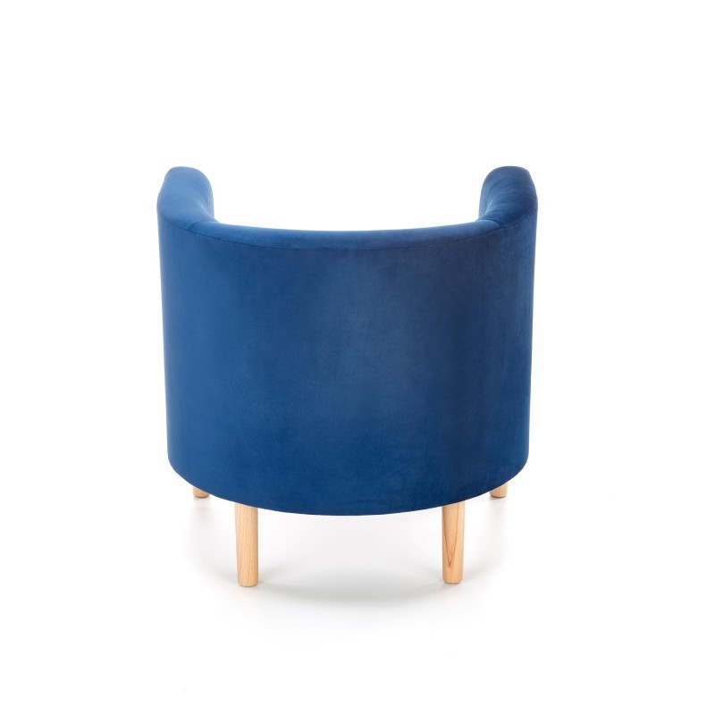 'CLUBBY 2 Navy / Natural Relaxation Armchair' 'CLUBBY 2 Navy / Natural Relaxation Armchair'