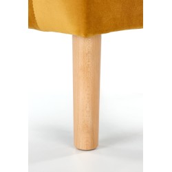 'CLUBBY 2 Mustard/Natural Relaxation Armchair' 'CLUBBY 2 Mustard/Natural Relaxation Armchair'
