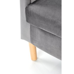'CLUBBY 2 Relaxation Armchair in Ash Grey / Natural' 'CLUBBY 2 Relaxation Armchair in Ash Grey / Natural'
