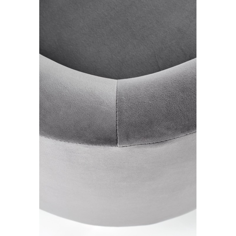 'CLUBBY 2 Relaxation Armchair in Ash Grey / Natural' 'CLUBBY 2 Relaxation Armchair in Ash Grey / Natural'