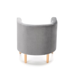 'CLUBBY 2 Relaxation Armchair in Ash Grey / Natural' 'CLUBBY 2 Relaxation Armchair in Ash Grey / Natural'