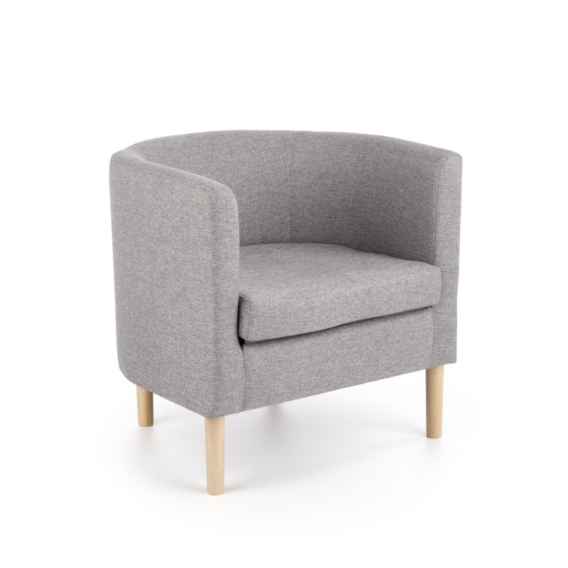 'CLUBBY Ash Grey Leisure Chair'