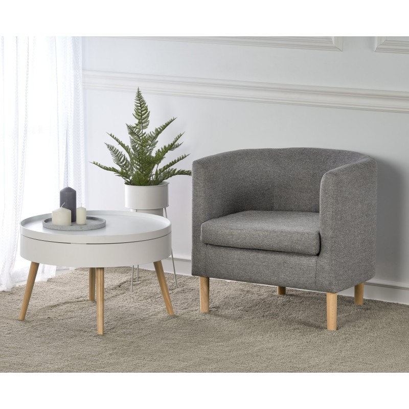 'CLUBBY Ash Grey Leisure Chair' 'CLUBBY Ash Grey Leisure Chair'