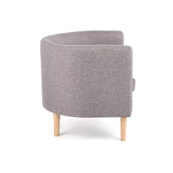 'CLUBBY Ash Grey Leisure Chair' 'CLUBBY Ash Grey Leisure Chair'