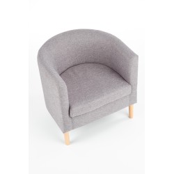 'CLUBBY Ash Grey Leisure Chair' 'CLUBBY Ash Grey Leisure Chair'