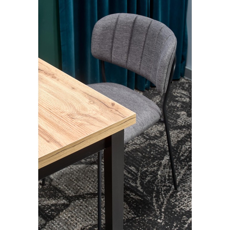 'COBALT Table in Wotan Oak/Black Color' 'COBALT Table in Wotan Oak/Black Color'
