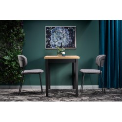 'COBALT Table in Wotan Oak/Black Color' 'COBALT Table in Wotan Oak/Black Color'