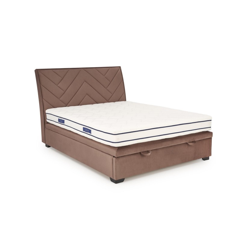 'CONTINENTAL 1 Bed 160 - Beige Upholstery Monolith 09' 'CONTINENTAL 1 Bed 160 - Beige Upholstery Monolith 09'