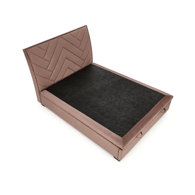 'CONTINENTAL 1 Bed 160 - Beige Upholstery Monolith 09' 'CONTINENTAL 1 Bed 160 - Beige Upholstery Monolith 09'