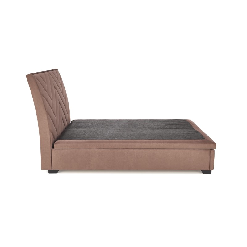 'CONTINENTAL 1 Bed 160 - Beige Upholstery Monolith 09' 'CONTINENTAL 1 Bed 160 - Beige Upholstery Monolith 09'