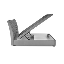 CONTINENTAL 1 łóżko 160 - popiel tap. Monolith 85 CONTINENTAL 1 łóżko 160 - popiel tap. Monolith 85