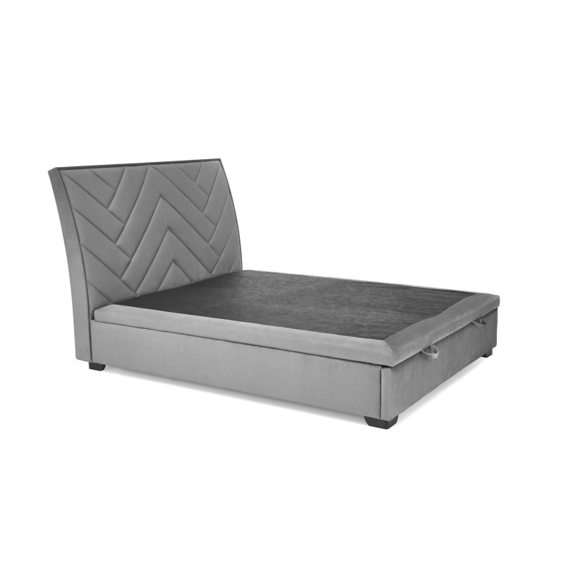 'CONTINENTAL 1 Bed 160 - Ash Upholstery Monolith 85' 'CONTINENTAL 1 Bed 160 - Ash Upholstery Monolith 85'
