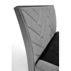 'CONTINENTAL 1 Bed 160 - Ash Upholstery Monolith 85' 'CONTINENTAL 1 Bed 160 - Ash Upholstery Monolith 85'