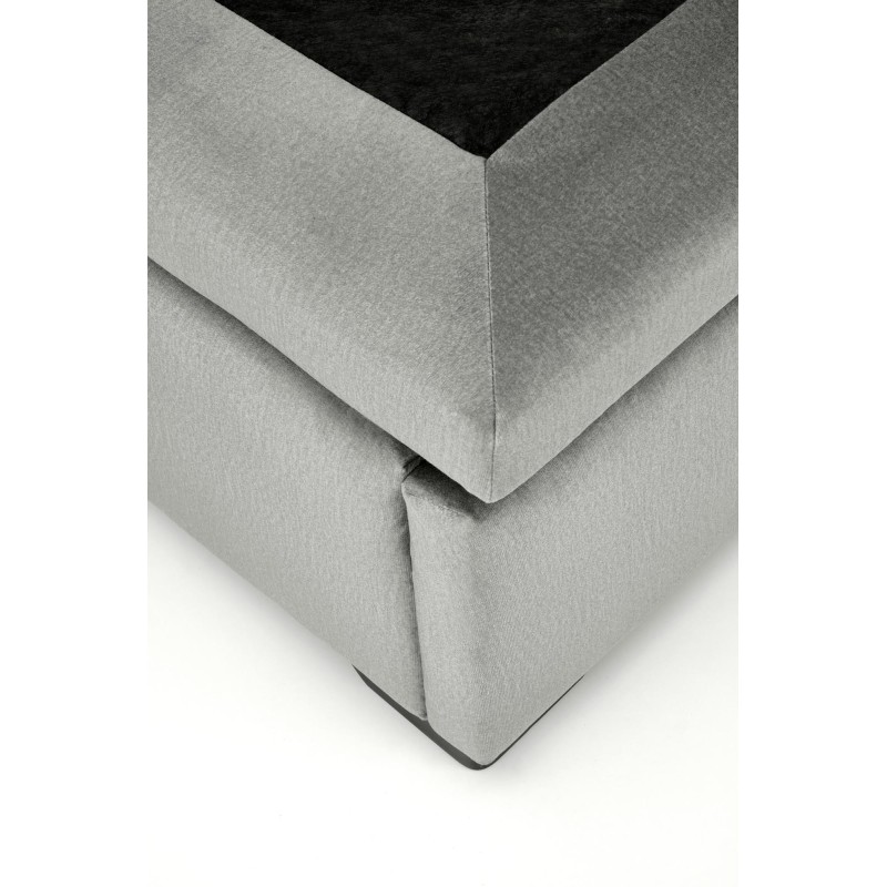'CONTINENTAL 1 Bed 160 - Ash Upholstery Monolith 85' 'CONTINENTAL 1 Bed 160 - Ash Upholstery Monolith 85'