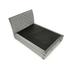 'CONTINENTAL 1 Bed 160 - Ash Upholstery Monolith 85' 'CONTINENTAL 1 Bed 160 - Ash Upholstery Monolith 85'