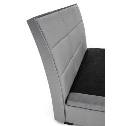 'CONTINENTAL 2 Bed 160 - Ash Upholstery Monolith 85' 'CONTINENTAL 2 Bed 160 - Ash Upholstery Monolith 85'