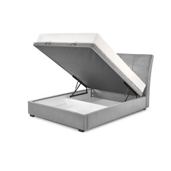 'CONTINENTAL 2 Bed 160 - Ash Upholstery Monolith 85' 'CONTINENTAL 2 Bed 160 - Ash Upholstery Monolith 85'