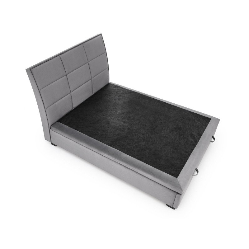 'CONTINENTAL 2 Bed 160 - Ash Upholstery Monolith 85' 'CONTINENTAL 2 Bed 160 - Ash Upholstery Monolith 85'
