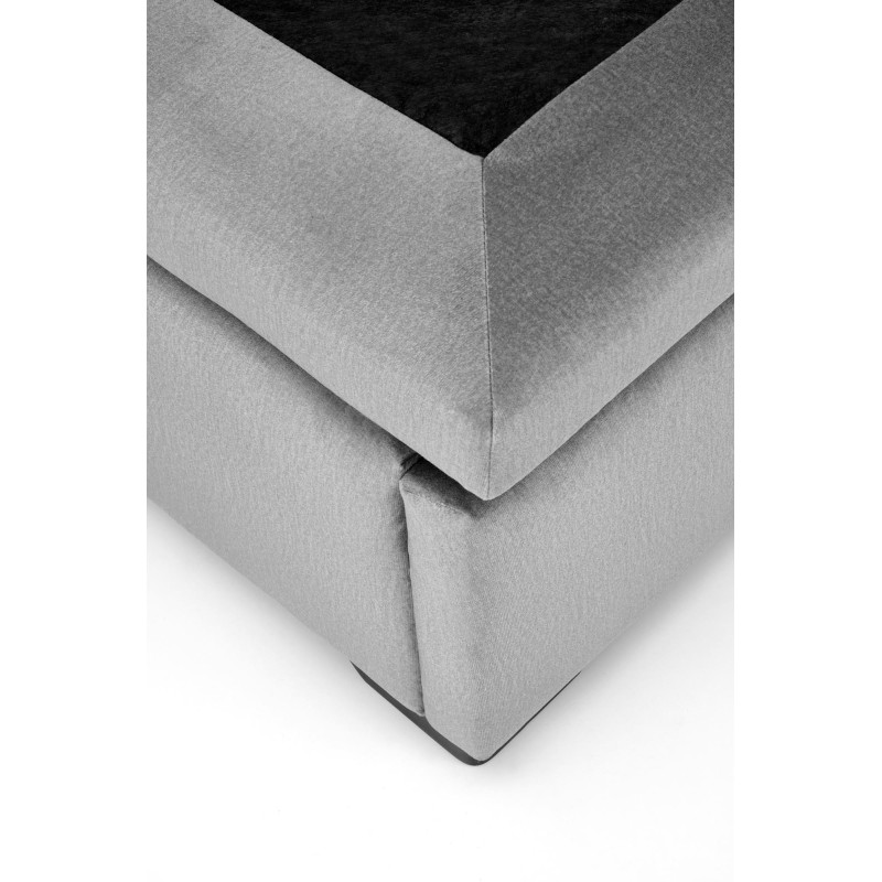 'CONTINENTAL 2 Bed 160 - Ash Upholstery Monolith 85' 'CONTINENTAL 2 Bed 160 - Ash Upholstery Monolith 85'