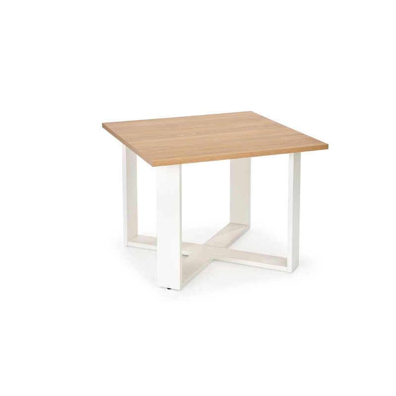 'CROSS Coffee Table in Golden Oak/White Color' 'CROSS Coffee Table in Golden Oak/White Color'