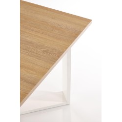 'CROSS Coffee Table in Golden Oak/White Color' 'CROSS Coffee Table in Golden Oak/White Color'