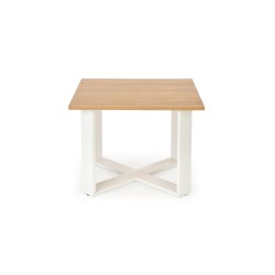 'CROSS Coffee Table in Golden Oak/White Color' 'CROSS Coffee Table in Golden Oak/White Color'