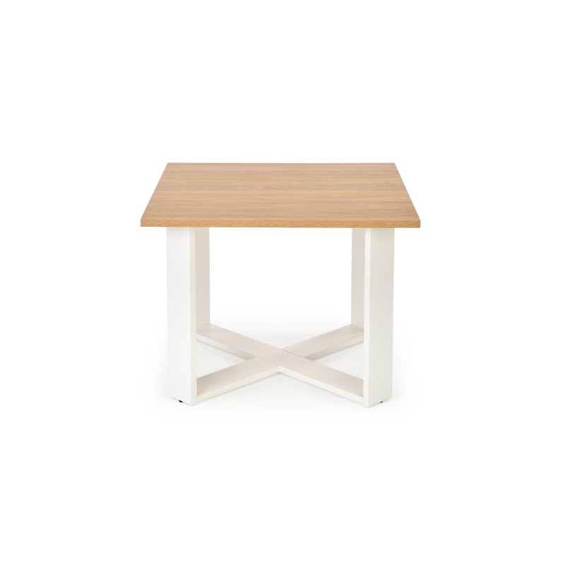 'CROSS Coffee Table in Golden Oak/White Color' 'CROSS Coffee Table in Golden Oak/White Color'