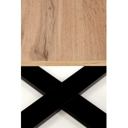 CROSS ława kolor dąb wotan/czarny (1p 1szt) CROSS ława kolor dąb wotan/czarny (1p 1szt)
