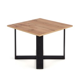 'CROSS Coffee Table in Wotan Oak/Black Color' 'CROSS Coffee Table in Wotan Oak/Black Color'
