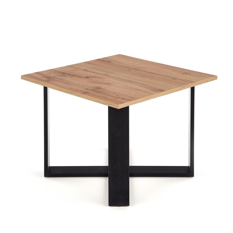 'CROSS Coffee Table in Wotan Oak/Black Color' 'CROSS Coffee Table in Wotan Oak/Black Color'
