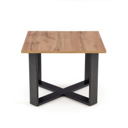 'CROSS Coffee Table in Wotan Oak/Black Color' 'CROSS Coffee Table in Wotan Oak/Black Color'
