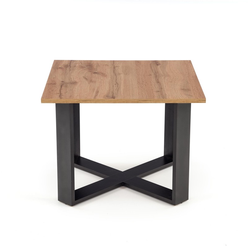 'CROSS Coffee Table in Wotan Oak/Black Color' 'CROSS Coffee Table in Wotan Oak/Black Color'